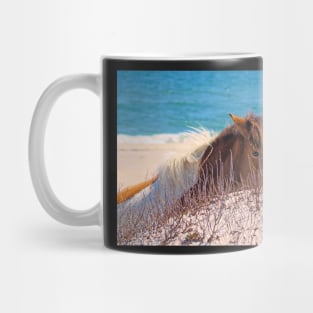 Assateague Pony Peekaboo on the Beach Mug